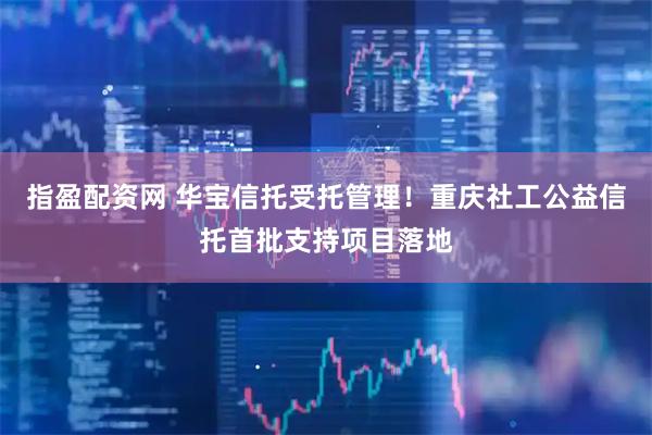 指盈配资网 华宝信托受托管理！重庆社工公益信托首批支持项目落地